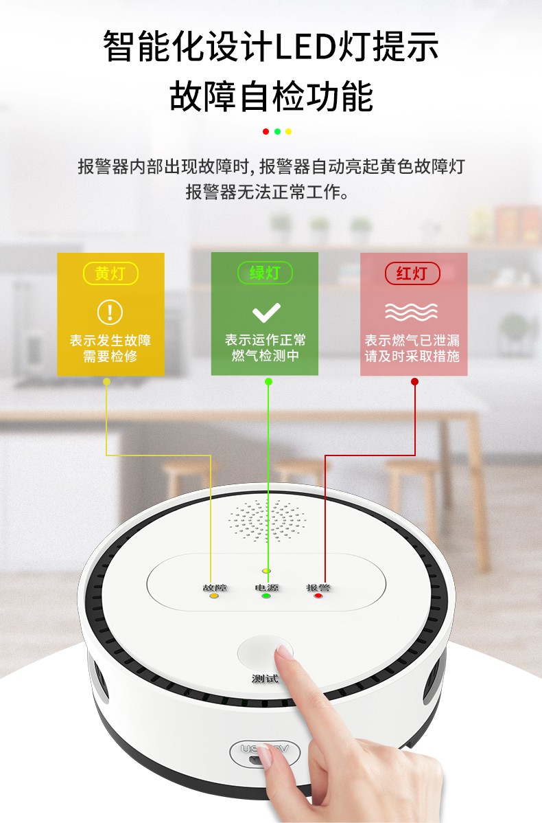 有線燃?xì)鈭?bào)警器